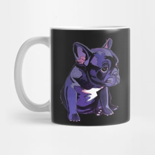 French Bulldog in Purple Mug